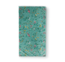 Pip Studio handdoek Les Fleurs Green 55x100