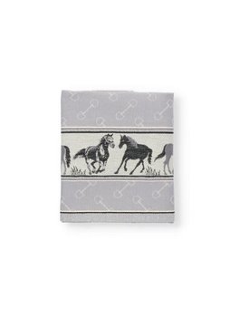 Bunzlau Castle theedoek Horse grey 65x65