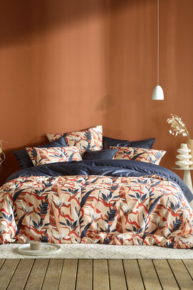 De Witte Lietaer dekbedovertrek Junglecat Dress Blues 200x200/220