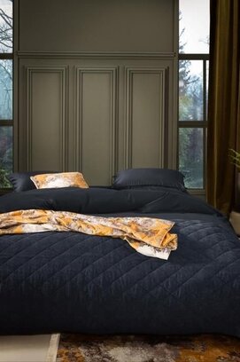 Essenza Minte Dekbedovertrek 200x220+2/60x70 Nightblue