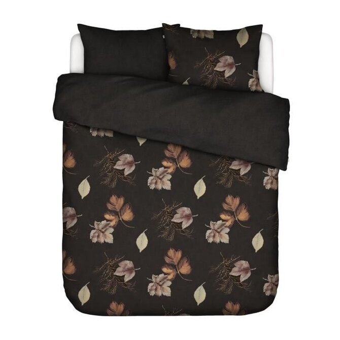 Essenza Elin Dekbedovertrek 200x220+2/60x70 Darkest Brown