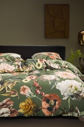 Essenza Filou Dekbedovertrek 200x220+2/60x70 Forest green