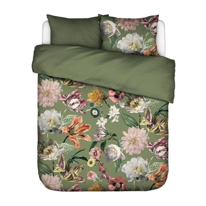 Essenza Filou Dekbedovertrek 200x220+2/60x70 Forest green