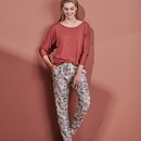 Essenza Essenza Donna Uni Top 3/4 sleeve XXL Marsala