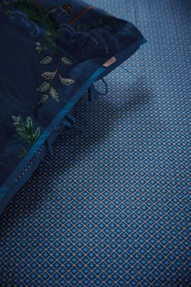 Pip Studio Startile Hoeslaken - Donkerblauw 100 x 200 cm hoekhoogte: 25