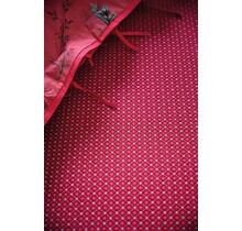 Pip Studio Startile Hoeslaken - Rood 100 x 200 cm hoekhoogte: 25