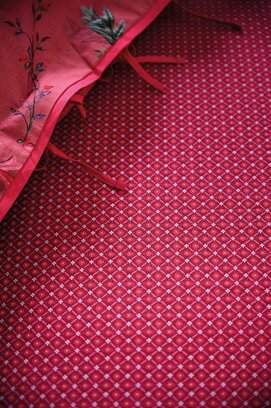 Pip Studio Startile Hoeslaken - Rood 100 x 200 cm hoekhoogte: 25