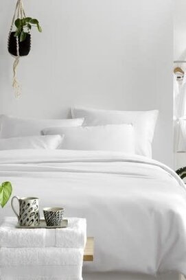 De Witte Lietaer dekbedovertrek Olivia White 140x200/220