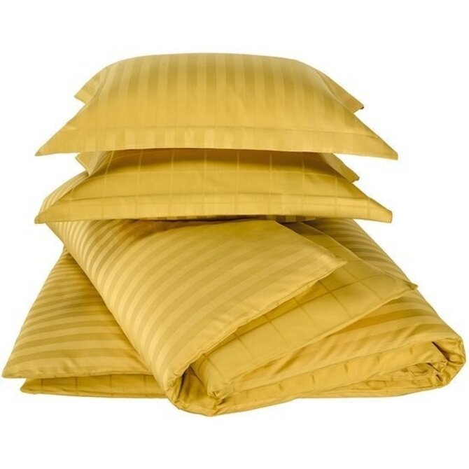 De Witte Lietaer Zygo Dekbedovertrek Ochre 140x200/220 De Witte Lietaer Zygo Dekbedovertrek Ochre 140x200/220