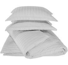 De Witte Lietaer Zygo Dekbedovertrek Zilver 140x200/220