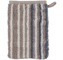 Cawö Noblesse Lines Streifen Washandje graphit