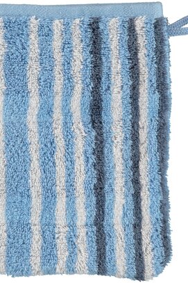 Cawö Noblesse Lines Streifen Washandje sky