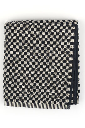 Bunzlau Castle keukendoek Small Check black 53x60