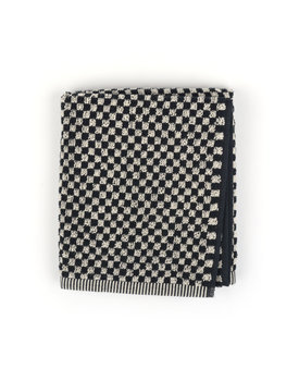 Bunzlau Castle keukendoek Small Check black 53x60