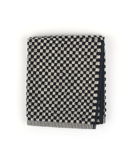 Bunzlau Castle keukendoek Small Check black 53x60