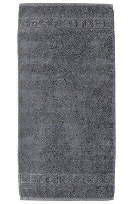 Cawö Noblesse Uni Handdoek 50x100 Antraciet
