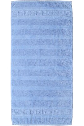 Cawö Noblesse Uni Handdoek 50x100 Lichtblauw