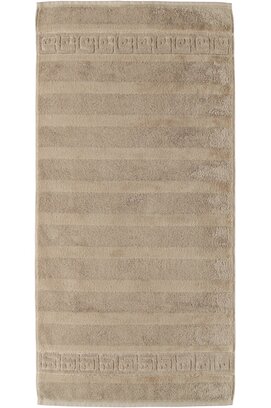 Cawö Noblesse Uni Handdoek 50x100 Zand