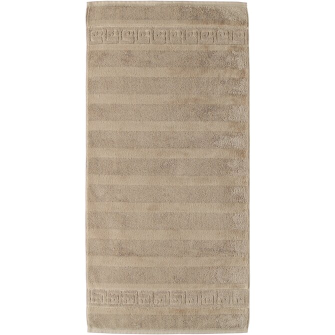 Cawö Noblesse Uni Handdoek 50x100 Zand