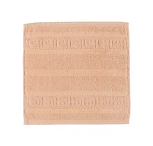 Cawö Noblesse Uni Gezichtsdoekje Zalm