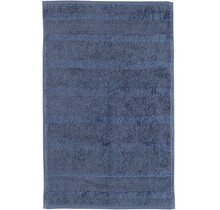 Cawö Noblesse2 Uni Gastendoekje 30x50 Nachtblau