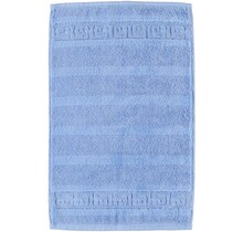 Cawö Noblesse Uni Gastendoekje 30x50 Lichtblauw