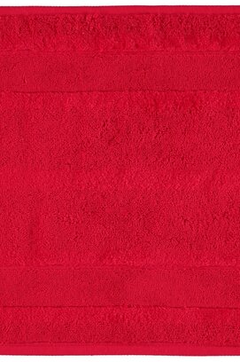 Cawö Noblesse2 Uni Gezichtsdoekje 30x30 Rood