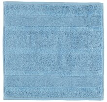 Cawö Noblesse2 Uni Gezichtsdoekje 30x30 Sky