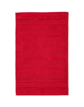 Cawö Noblesse2 Uni Gastendoekje 30x50 Rood