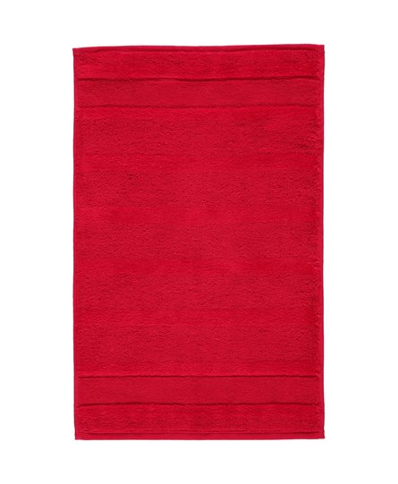 Cawö Noblesse2 Uni Gastendoekje 30x50 Rood