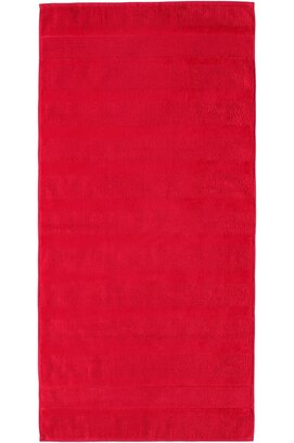Cawö Noblesse 2 Uni Handdoek Rood