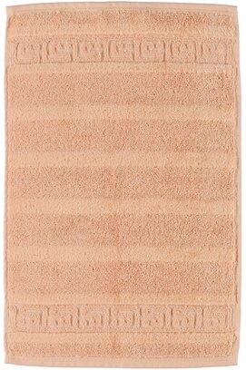 Cawö Noblesse Uni Gastendoekje 30x50 Zalm