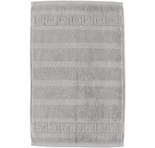 Cawö Noblesse Uni Gastendoekje 30x50 Zilver