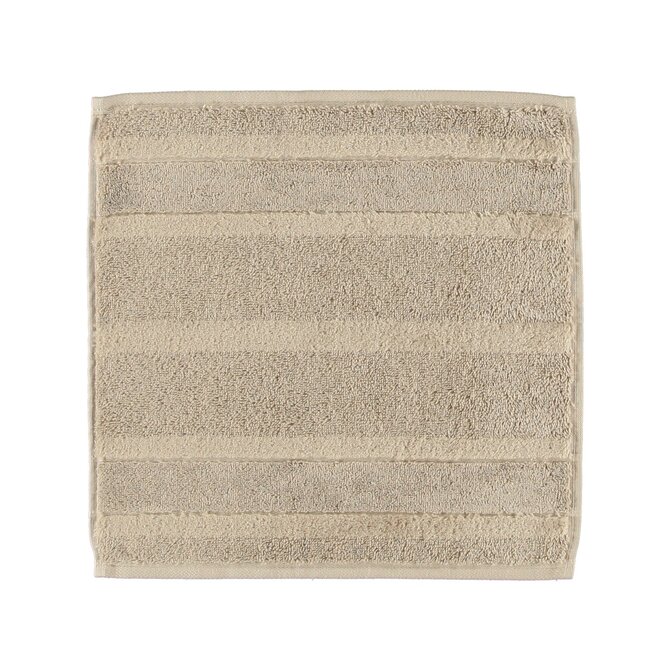 Cawö Noblesse2 Uni Gezichtsdoekje 30x30 Zand