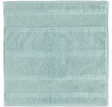 Cawö Noblesse2 Uni Gezichtsdoekje 30x30 Seegrün
