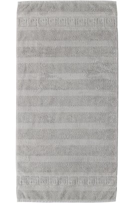 Cawö Noblesse Uni Badhanddoek Zilver