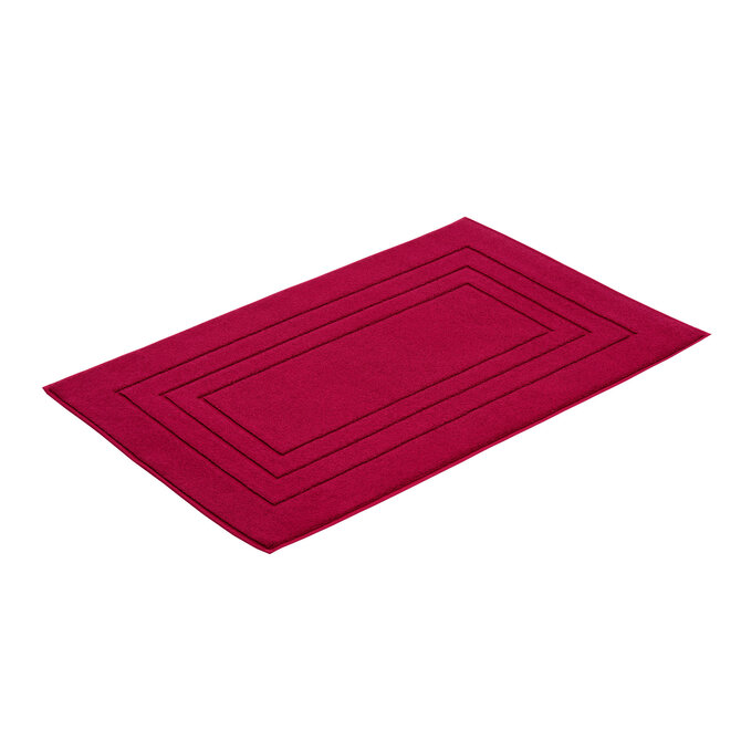 Vossen Badmat Groot Feeling Cranberry 67x120 Vossen Badmat Groot Feeling Cranberry 67x120