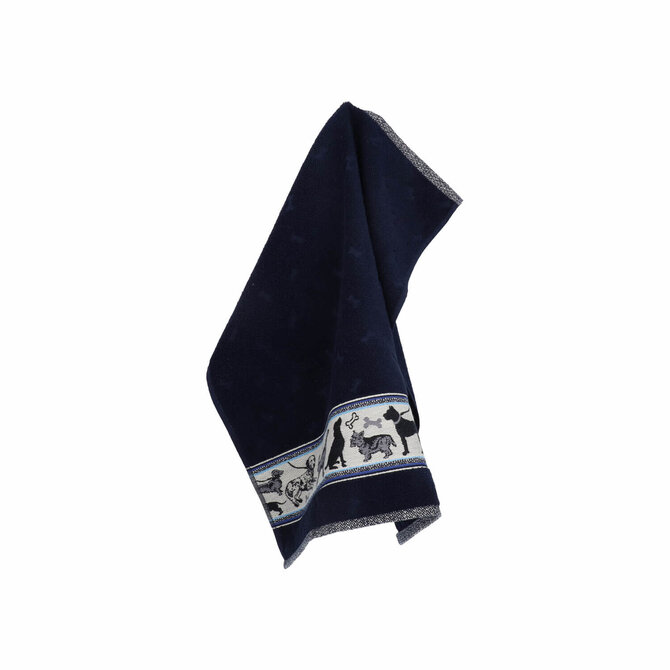 Bunzlau Castle Dogs keukendoek 53x60 Dark Blue Bunzlau Castle Dogs keukendoek 53x60 Dark Blue