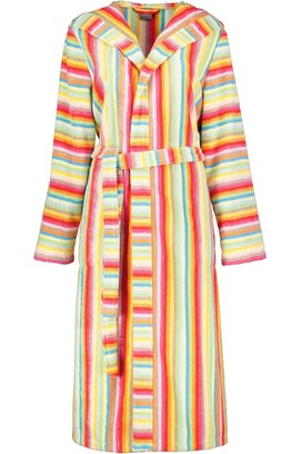 Cawo Dames Badjas 7081 Badstof met Capuchon Multi 36