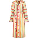 Cawö Cawo Dames Badjas 7081 Badstof met Capuchon Multi 46