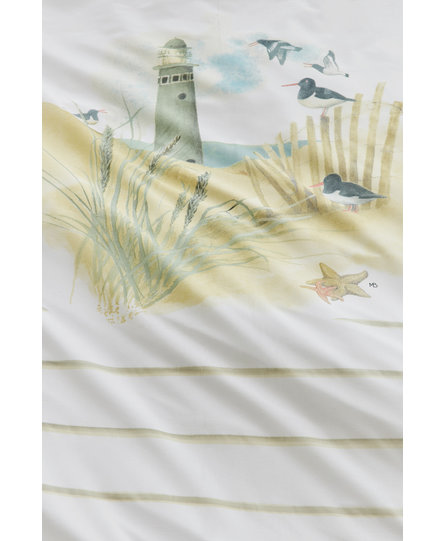 Marjolein Bastin Summer Tide Dekbedovertrek - Natural 200 x 200/220 cm