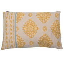 David Fussenegger sierkussenhoes Lino 'Hakelmunster' 40x60 hellgelb