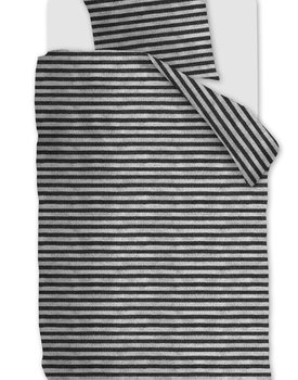 Ariadne at Home Knit Stripes Dekbedovertrek - Zwart Wit 140 x 200/220 cm