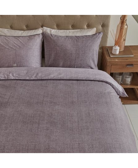 Rivièra Maison Coughton Court Dekbedovertrek - Mauve 260 x 200/220 cm