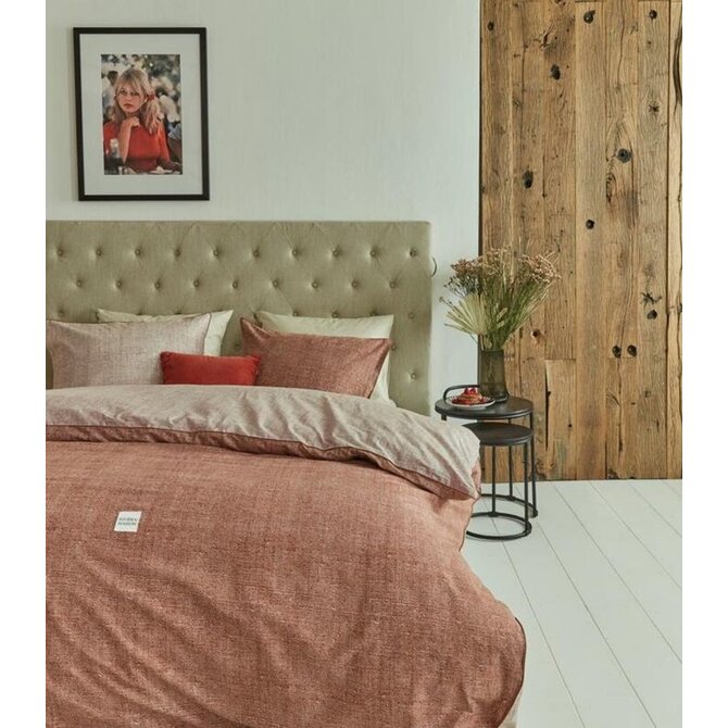 Rivièra Maison Coughton Court Dekbedovertrek - Terra 140 x 200/220 cm