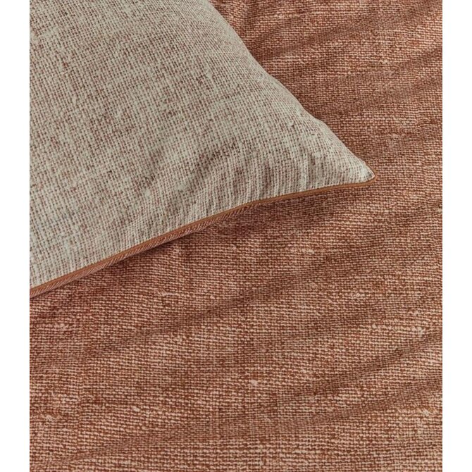 Rivièra Maison Coughton Court Dekbedovertrek - Terra 140 x 200/220 cm