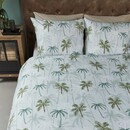 Rivièra Maison Rivièra Maison Palm Parade Dekbedovertrek - Groen 240 x 200/220 cm