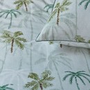 Rivièra Maison Rivièra Maison Palm Parade Dekbedovertrek - Groen 240 x 200/220 cm