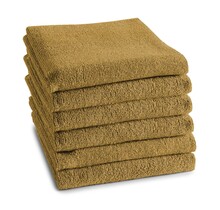 DDDDD keukendoek logo 50x55cm ochre