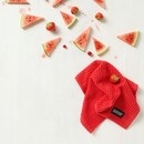 DDDDD DDDDD vaatdoek Basic red 30 x 30 cm